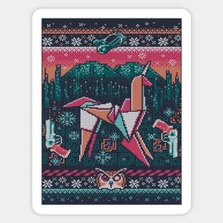 Nexus Xmas Sweater (Sunrise) Sticker